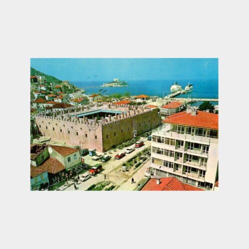 Kuşadası Kervansaray ve Güvercin Adası Kartpostal