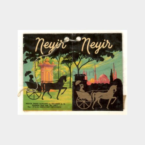 1960 Neyir Örme Giyim Tekstil Etiketi