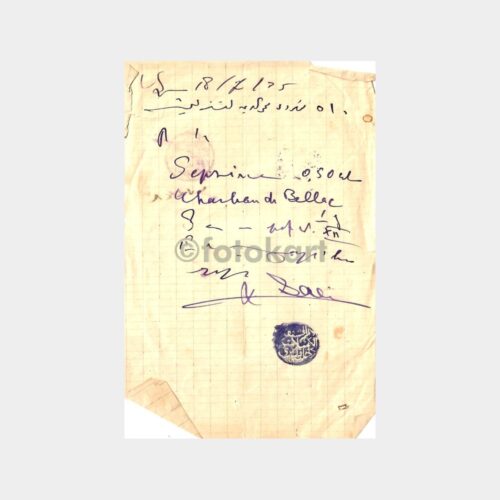 1925 Osmanlıca Doktor Reçetesi
