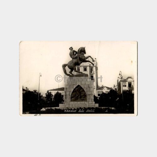 1935 Samsun Ata Heykeli - Foto Halil Fotokart