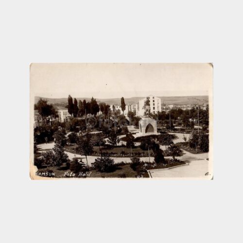 1936 Samsun Atatürk Heykeli ve Park Fotoğraf