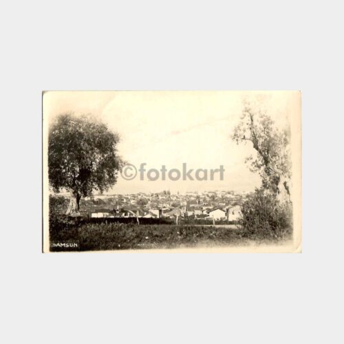 1955 Samsun Genel Görünüş Kartpostal