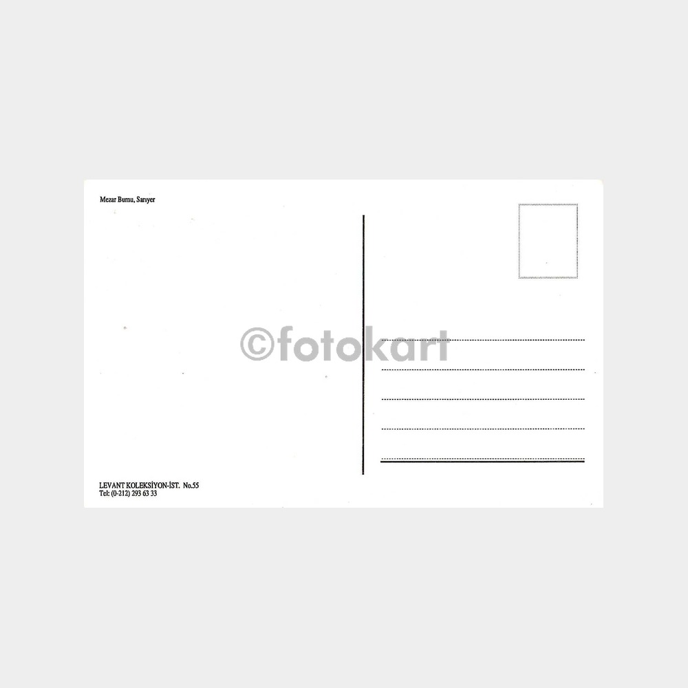 Sarıyer Mezarburnu -Max Fruchtermann- Reprodüksiyon Kart - Görsel 2