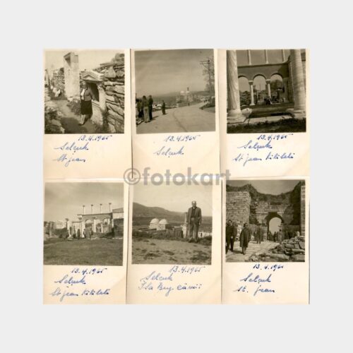 1965 Selçuk ve Efes 8 Adet Albüm Fotoğraf