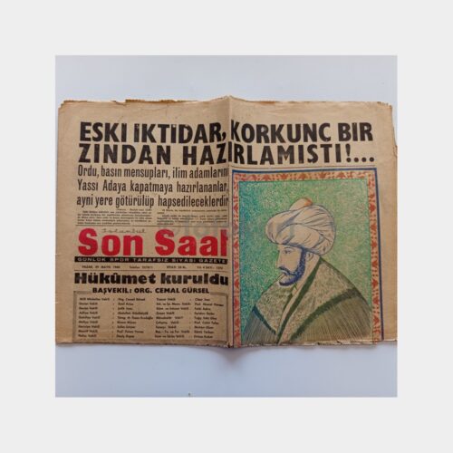 1960 Son Saat Gazetesi- Fatih Fetih, 27 Mayıs Resim