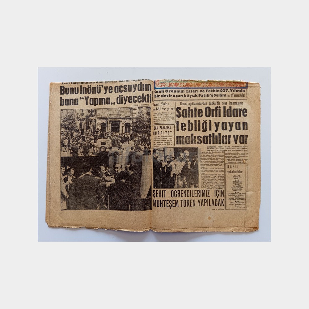 1960 Son Saat Gazetesi- Fatih Fetih, 27 Mayıs Resim - Görsel 2