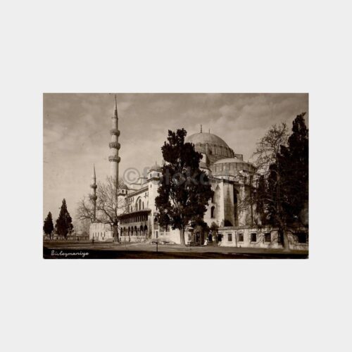1929 Süleymaniye Camii Kartpostal