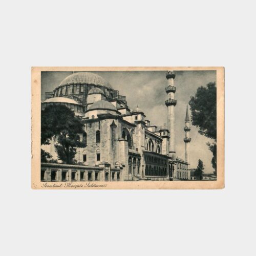 1930 Süleymaniye Camii Görünüş Kartpostal