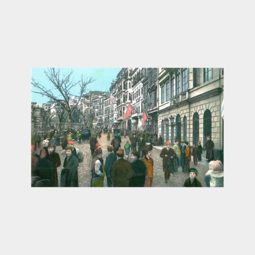 Taksim Tepebaşı Reprodüksiyon Kartpostal