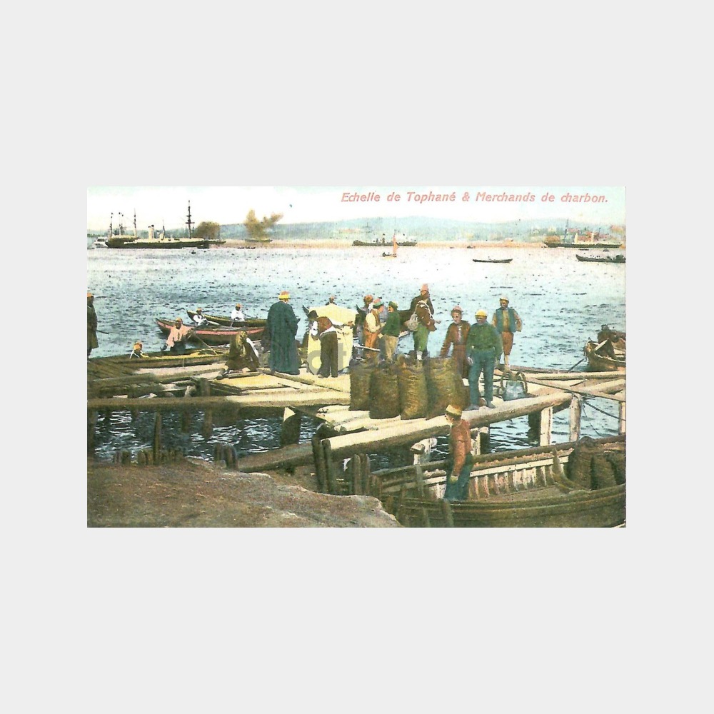 Tophane İskelesi - İstanbul Reprodüksiyon Kartpostal