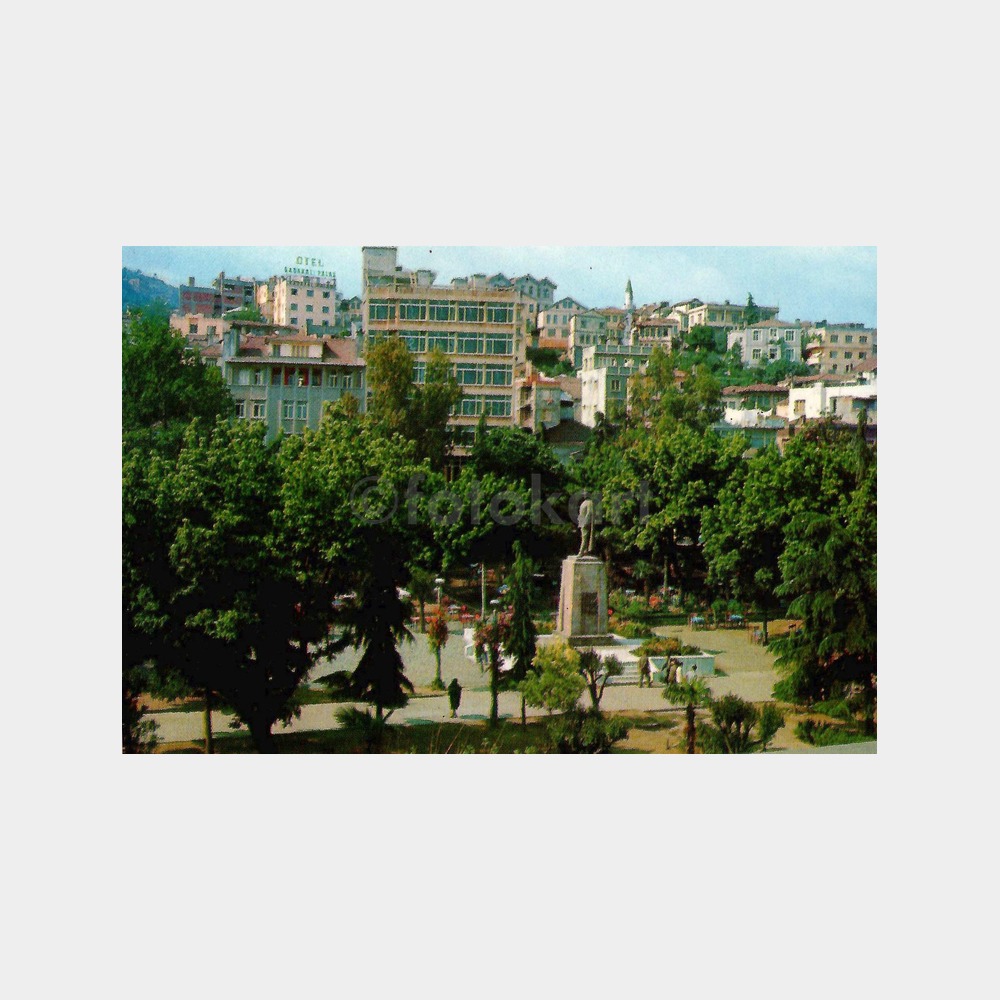 1974 Trabzon Belediye Parkı Kartpostal