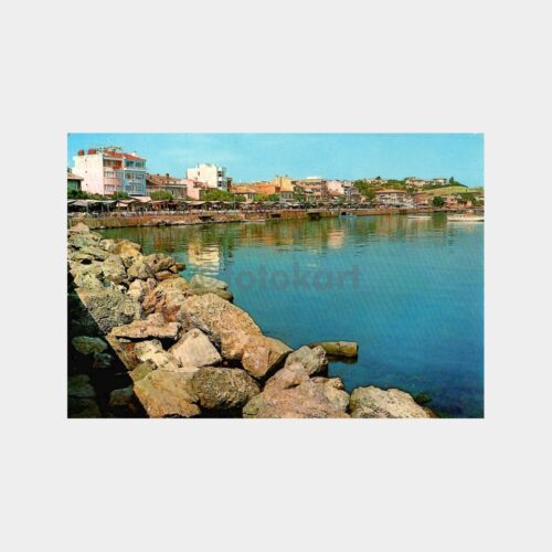 1974 Trabzon Belediye Parkı ve Şehir Kartpostal