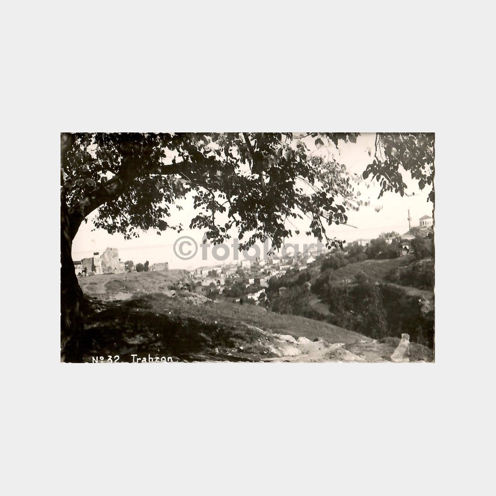 1952 Trabzon - Surlar Görünüş Fotokart