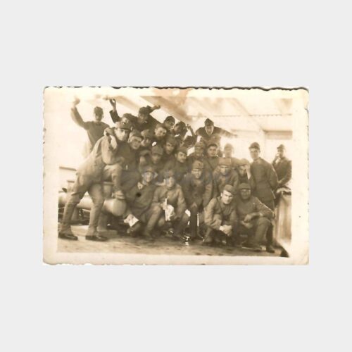 1938 Trak Vapuru Askerler Mudanya Fotoğraf