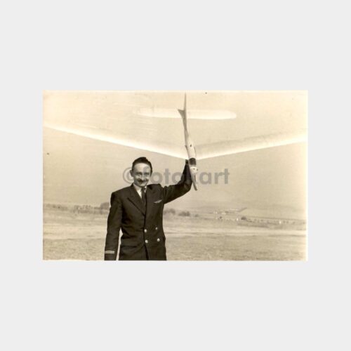Uçak Maketli Planör Pilot Görünüş Fotoğraf