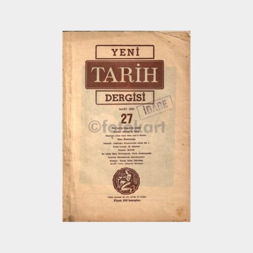 1959 Yeni Tarih Dergisi No.27