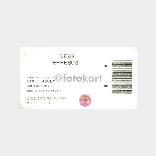 2004 Yılı Efes Harabeleri Giriş Bileti