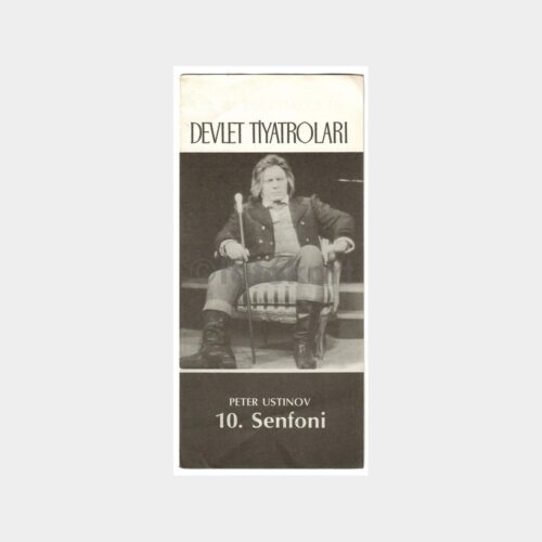 1985 10. Senfoni Devlet Tiyatroları Oyun Programı