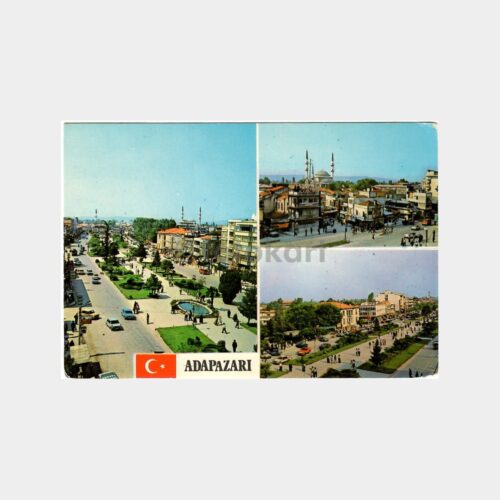 1985 Adapazarı 3 Değişik Görünüş Kartpostal