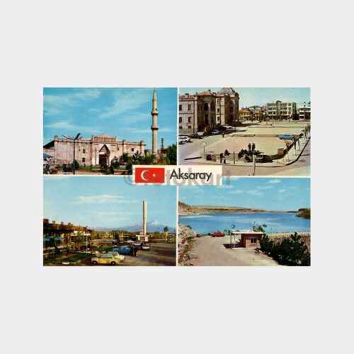 Aksaray Şehirden 4 Görünüş Kartpostal