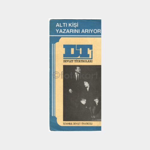 1985 Altı Kişi Yazarını Arıyor Devlet Tiyatroları Oyun Programı