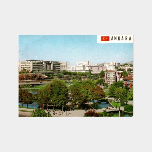 Ankara Abdi İpekçi Parkı Görünüş Kartpostal