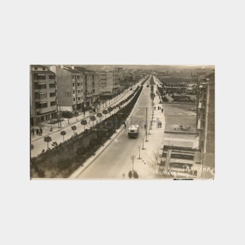 1936 Ankara Yenişehir Görünüş Fotokart