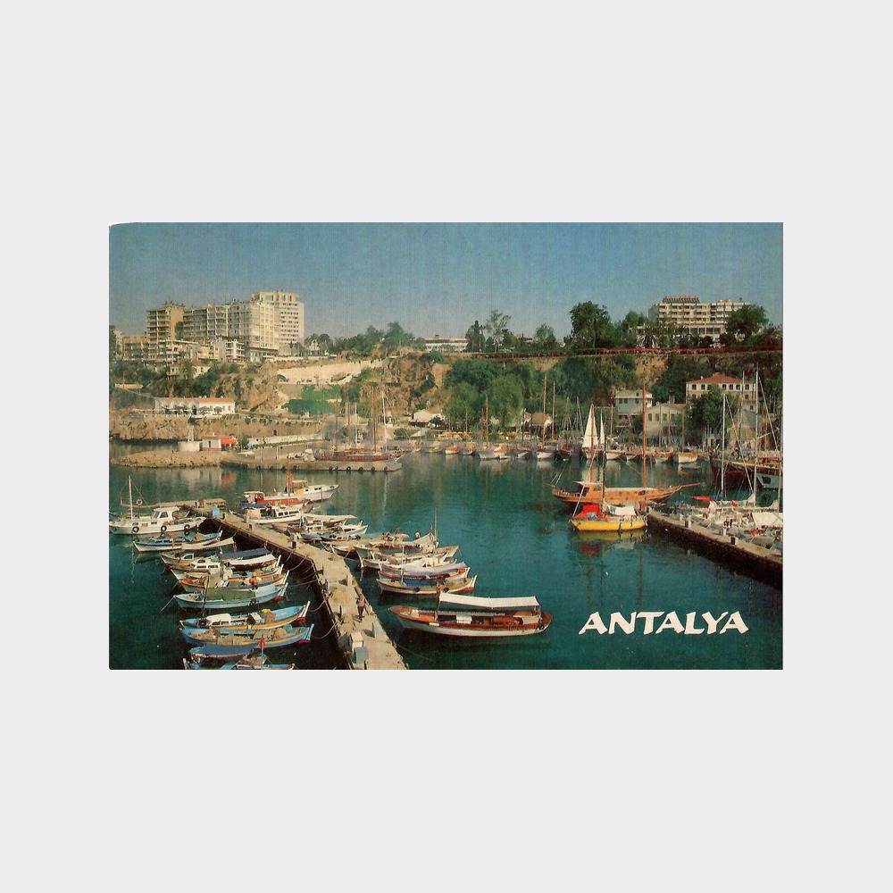 Antalya Yat Limanı Görünüş Kartpostal
