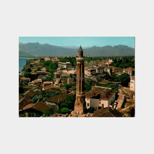 Antalya Yivli Minare Çevresi Görünüş Kartpostal