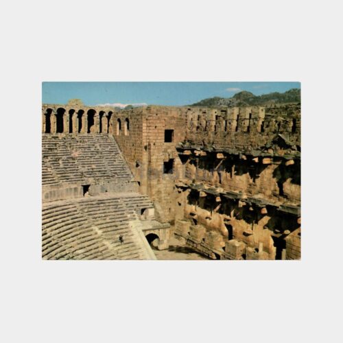 Aspendos Tiyatrosu İç Görünüşü Kartpostal