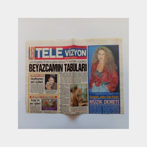 1992 Aylin Livaneli - Gazete Küpürü