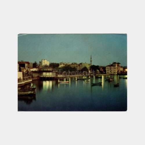 Bandırma Limanı Gece Görünüş Kartpostal