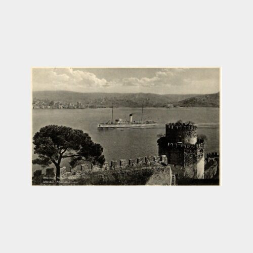 Boğaziçi Rumelihisarı'ndan Vapur Görünüş Kartpostal