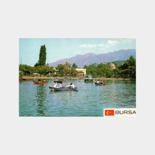 Bursa Fuar Parkı Havuz Görünüş Kartpostal