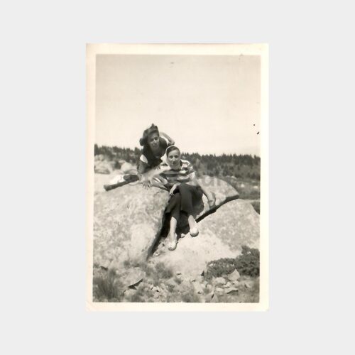 1949 Bursa Uludağ Kadın Görünüş 5 Adet Albüm Fotoğraf