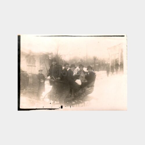 1935 Doğu Anadolu Atlı Kızak Görünüş Fotoğraf