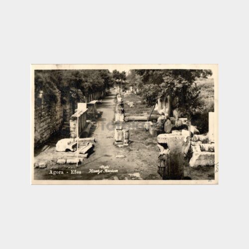 1954 Efes Agora - Hamza Rüstem Baskı Fotoğraf