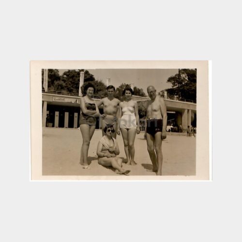 1954 Florya Plajı Aile Görünüş Fotoğraf