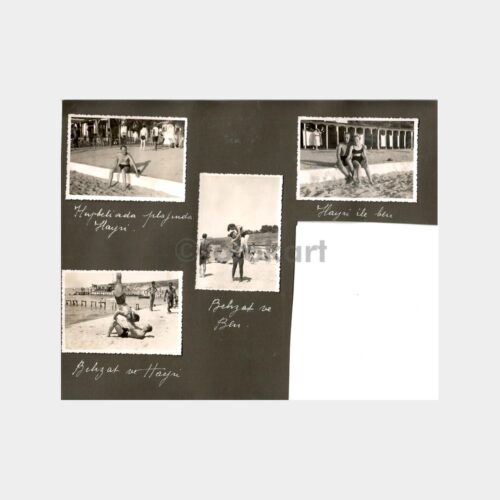 1937 Heybeliada Plajı Konulu Albüm Fotoğraf (8 Adet)