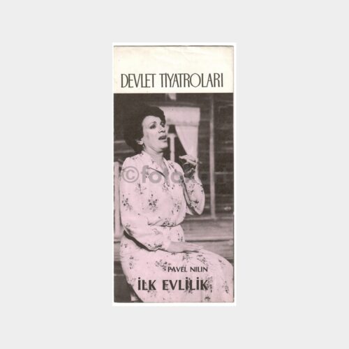1985 İlk Evlilik Devlet Tiyatroları Oyun Programı