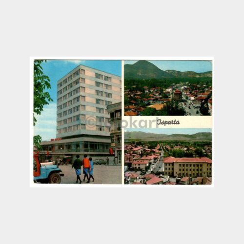 Isparta 3 Değişik Görünüş Kartpostal