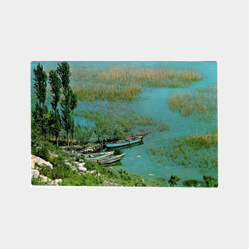 Isparta Eğirdir Gölü Görünüş Kartpostal