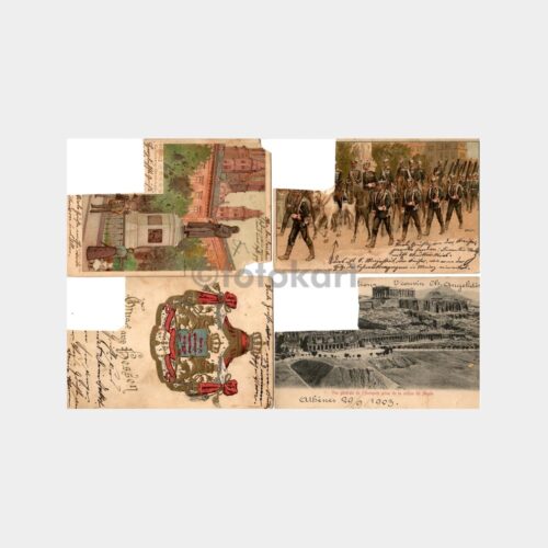 1903 İstanbul - Alman Levant Damgalı Kartlar