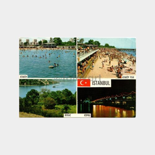İstanbul Ataköy 4 Değişik Görünüş Kartpostal