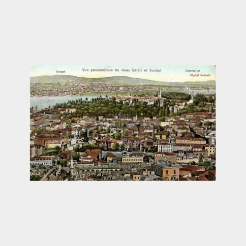 1918 İstanbul Yarımada Görünüş Kartpostal
