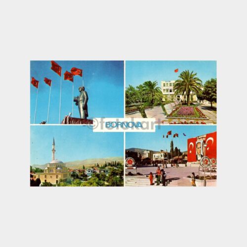 İzmir Bornova 4 Görünüş Kartpostal