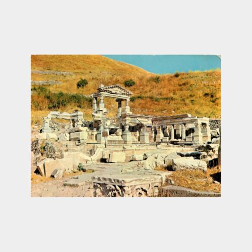 İzmir Efes Trajan Çeşmesi Kartpostal