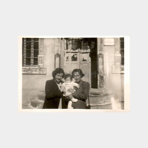 1954 Kadınlar ve Bebek Fotoğraf
