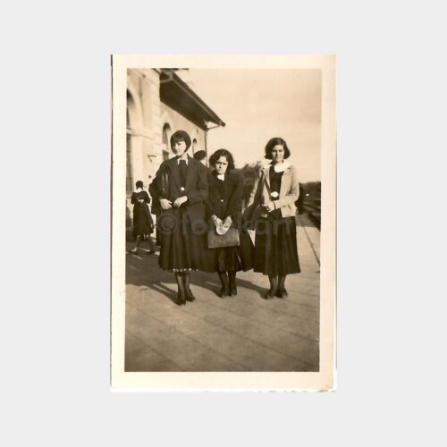 1930 Kız Öğrenciler Konulu 5 Adet Fotoğraf