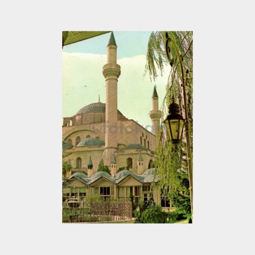 Konya Cami Konulu Kartpostal